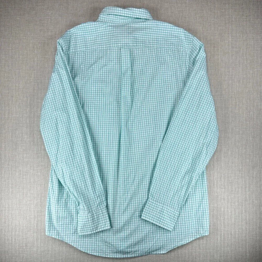 Vineyard Vines Tucker Shirt Mens M Blue Gingham Classic Fit Cotton Stretch - Picture 3 of 14